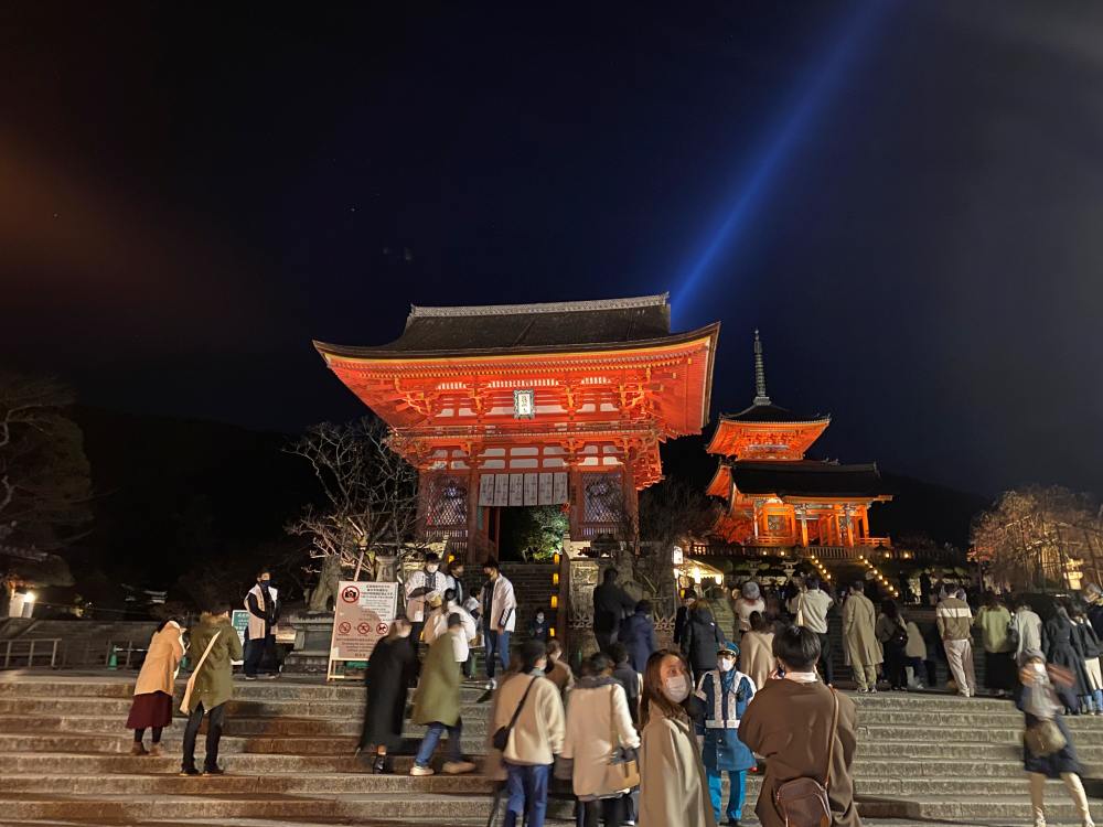 2023年日本京都清水寺夜間特別拝觀